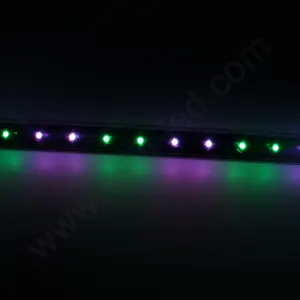 Venta caliente Digital LED bar 60PCs SMD 5050 RGB LED 360 grados luminoso meteoro tubo de luz DC12V
