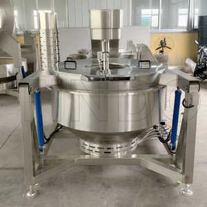 Olla agitadora planetaria automática Halwa que hace las máquinas Hervidor con camisa industrial proporcionado equipo de cocina personalizable 1 Juego - Product Image 3