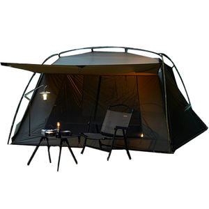 Morningstar Tente de camping simple imperméable en nylon imperméable à la pluie et à l'eau, abri de <span class=keywords><strong>chalet</strong></span> extérieur pour les touristes pour les aventures en plein air. - Product Image 1