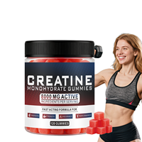 Gummies à la créatine Vitahealthy OEM/ODM en marque privée, 5000 mg, testées par 3 parties, halal, sans sucre, gummies à la créatine monohydratée