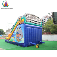 Tobogán de agua inflable de pirata personalizado, gigante, para verano, piscina