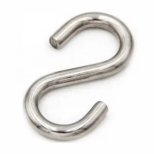 Direct Sales 304 316 Stainless Steel S Type Facilitate Good Use Of Chain Hooks Wire Rope Bend Hooks S Type Bend Hook