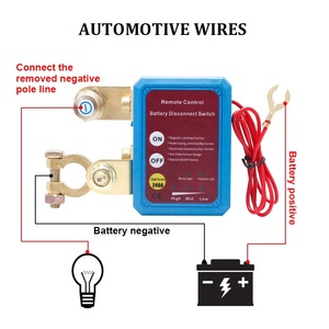 Nuovo Interruttore di Disconnessione Batteria 12V 240A con Telecomando per Spegnimento e Blocco di Emergenza per Auto e Camion - Product Image 3