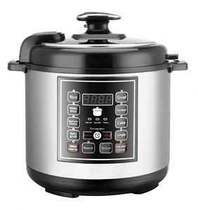 Olla a Presión Eléctrica Multifuncional de Acero Inoxidable con Pantalla LED y Revestimiento Antiadherente, Olla Arrocera para Uso Doméstico y Hotelero de 4.1-6L - Product Image 4