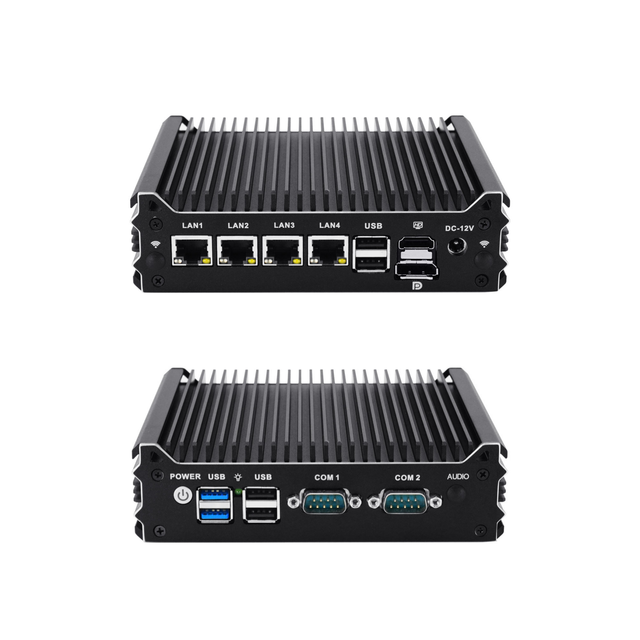 Industrial N100 N150 N305 Firewall Mini PCEnterprise Network VPN Gateway Soft Router LAN Management Industrial Edge Computing
