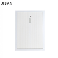 Armoire de classement en acier verrouillable, design moderne à porte coulissante pour la maison, l'école, l'hôpital - Rangement commercial en métal durable, grande capacité