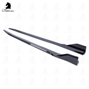 Kits de carrocería para automóviles Falda lateral negra brillante ABS tipo <span class=keywords><strong>CP</strong></span> piezas de automóviles negras brillantes para BMW 4 series G22 <span class=keywords><strong>M</strong></span> Tech 2020 + - Product Image 3