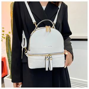 Nueva moda Simple ocio moda hombro mochila estilo coreano Color sólido ligero lujo gran capacidad mochilas de viaje - Product Image 1