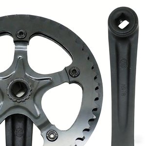 AFTFA 44T 170mm Garde-chaîne de pédalier en alliage d'aluminium, <span class=keywords><strong>axe</strong></span> central <span class=keywords><strong>carré</strong></span> pyramidal pour vélos de route pliants à vitesse variable - Product Image 6