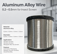 Moustiquaire en fil fin de 0,3 mm en alliage d'aluminium et de magnésium, anti-corrosion et antirouille, pour fenêtre, fournie directement par l'usine