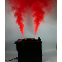 Machine à fumée verticale réglable DJ 2000W à double tube pour mariages, fêtes, événements, équipement d'effets de scène, machine à fumée LED RGB