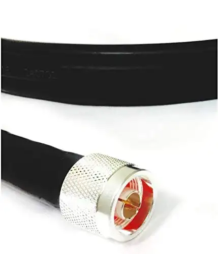 LMR-400 WiFi anten kablosu tipi N erkek-rpsma tipi erkek alt-isıl işlem abd'de yapılan LMR400 50 0HM koaksiyel kablo