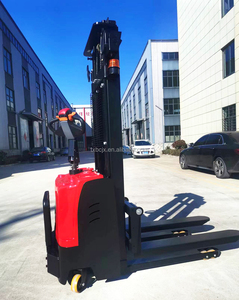 מפעל-מחיר ישיר מחסן euippment stacker 1 טון 1.5 טון לעמוד על מלגזה חשמלי עם 3 מ 4 מ '5m גובה 6 מ' גובה - Product Image 5