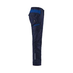 BLAKLADER - 144418328985C54 Pantalones industriales elásticos Azul marino/Azul aciano-PANTALÓN DE TRABAJO EAN 7330509756454 - Product Image 3