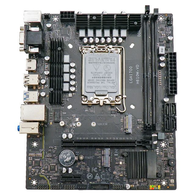 High Performance Dual Channels DDR4 LGA1700 I9/I7/I5/I3 12th/13th H610 Gaming Desktop Motherboard With PCIE M.2