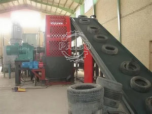 High-Purity <strong>Rubber</strong> and Steel Recovery Tyre Recycling Facility <strong>Rubber</strong> Recycling Machinery Full Automatic Tire Recycling System - Product Image 4