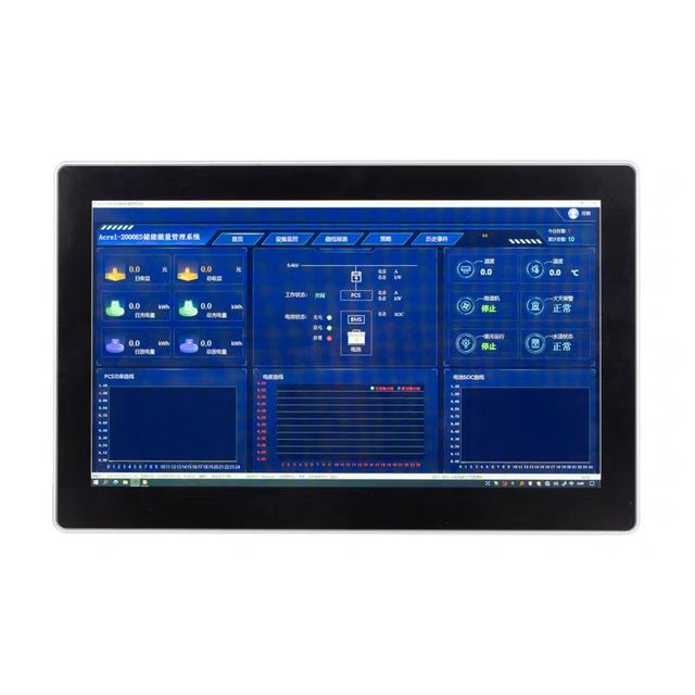 Energy data management software real-time monitoring consumption of water, electricity and fuel oil