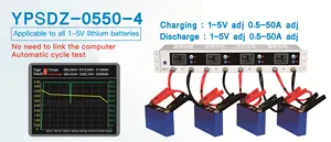 4 채널 배터리 용량 테스터 분배기 캐비닛 3 번 철 리튬 에너지 저장 YPSDZ 50A 충전 방전 배터리
