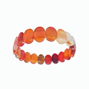 สร้อยข้อมืออาเกตหลากสี สร้อยข้อมือลูกปัดอาเกตขายดีประดับหยก - Product Image 2