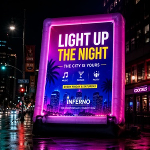 Customized <b>Inflatable</b> Billboard Advertising Logo Sign for Business Branding Outdoor Event Publicity Display - Product Image 5