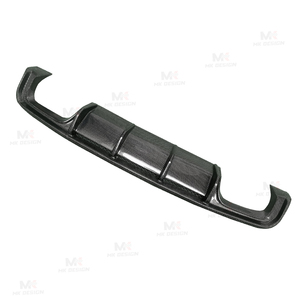 Difusor Trasero de Fibra de Carbono Estilo V para <span class=keywords><strong>BMW</strong></span> <span class=keywords><strong>X5M</strong></span> F85 X6M F86 <span class=keywords><strong>2015</strong></span>-2018, Alerón Trasero, Estilo de Auto - Product Image 3