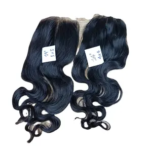 Body Wave Closure Human Hair Extensions Of Vietnam Supplier Remy 100% Unprocessed Virgin Hair