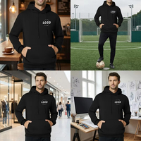 Custom Essentials Sweatshirts d'hiver de grande taille pour hommes Vêtements de sport amples en velours épais Capuche épaisse Logo personnalisable Sweats à capuche solides