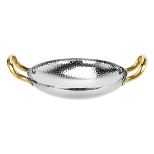 FLEY Marmite à <span class=keywords><strong>paella</strong></span> coréenne en métal de qualité supérieure, en acier inoxydable antirouille, avec poignée ergonomique, polyvalente pour la cuisson et la friture, idéale pour la cuisine - Product Image 4
