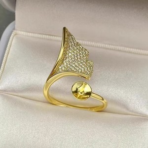 Anillo de Plata S925 10535DIY, Accesorio para Anillo con Soporte Vacío para Múltiples Perlas, con Cuentas Redondas de 6-9 mm, Conjunto de Joyería de Plata - Product Image 2