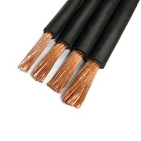Gummiummanteltes Schweißkabel Schweißmaschinenkabel Doppelt Isoliertes Flexibles Kupferkabel 25mm2 35mm2 50mm2 70mm2 120mm2 Blankes Kupfer