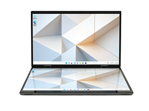 Portátil de 14 Pulgadas con Pantalla Táctil Doble, Procesador de Cuatro Núcleos, Teclado Retroiluminado y Sistema de Refrigeración para Estudiantes - Product Image 1