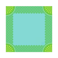 Tapis de Mahjong Américain Moderne 31,5 Pouces - Pliable en Néoprène Écologique Durable Portable pour 4 Joueurs, Tapis de Table de Poker Anti-Bruit