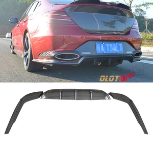 Difusor de Parachoques Trasero de Fibra de Carbono Estilo APM de 3 Piezas para Hyundai Genesis G70 2017-2020 - Product Image 3