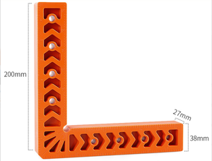 4x4 pollici 90 L posizionatore ad angolo retto 90 gradi pietra piastra di giunzione fissatore angolo rettilineo righello codice di lavorazione del legno scriba - Product Image 4