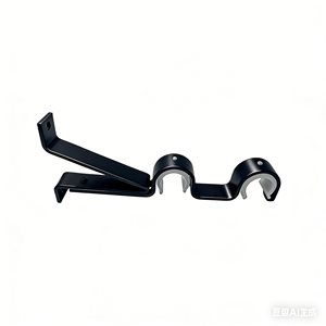 Supports de <span class=keywords><strong>tringle</strong></span> à rideau réglables 25 mm 28 mm, supports muraux en métal durables avec vis - Product Image 6