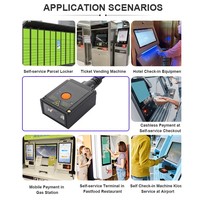 LONVILL Centro de clasificación automática Matriz DE DATOS PDF 417 Maxi Code industrial 1D escaneo de código de barras Escáner de código 2D de alta velocidad