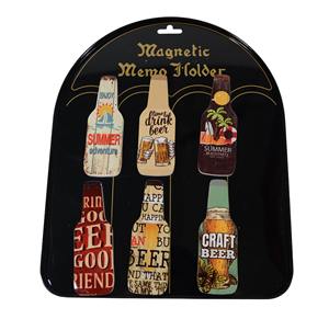 Aimant de réfrigérateur en céramique en forme de bouteille de bière, souvenir, cadeau décoratif, mariage, Pâques, autocollant magnétique - Product Image 5