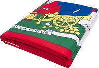 Drapeau Haïtien 3x5FT Double Face 100% Polyester Impression Numérique pour Match de Football 2026 – Drapeau de Fan Mondial et Cape Haïtienne