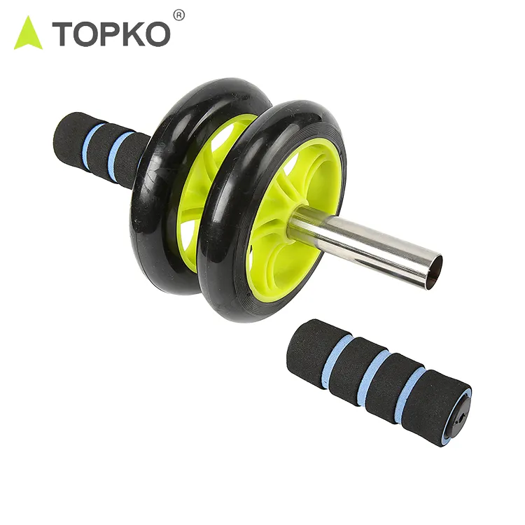 TOPKO sports training roller core muscle power exercise ab wheel roller