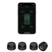 Système de surveillance de la pression des pneus numérique Lancol M05, capteur externe TPMS BLE 5.0 pour motos