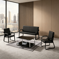 Chaise de bureau de direction ergonomique en maille de luxe pour PDG, en cuir PU, mobilier moderne pour salle d'attente commerciale