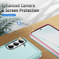 Funda Protectora para Teléfono Móvil, Resistente a Impactos, Híbrida de TPU y PC, para Samsung Galaxy S26/S26 Plus/S26+/S26 Ultra