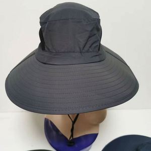 Fishing for <b>Men</b> Women Summer Uv Protection Cap Foldable Super Wide Brim Bucket Safari <b>Sun</b> <b>Hat</b> - Product Image 1