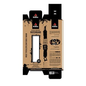 Caja de embalaje para correa de reloj, cartón reciclado ecológico con estampado personalizado de fábrica, venta al por mayor - Product Image 5