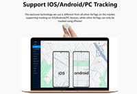 Emballage personnalisé avec logo, batterie remplaçable, 1 an, localisateur AirTag iOS Android, dispositif anti-perte, traceur intelligent pour animaux de compagnie