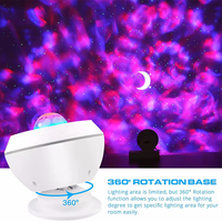Lampes de projection laser étoile lune pour la chambre, contrôle intelligent par application, lampe de projection d'eau ciel nocturne LED de chevet