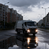 Camion Compacteur à Ordures Diesel Dongfeng 4x2 à Transmission Manuelle, Capacité 5-20 Tonnes, Boîte de Vitesses, Moteur Principal, Chargeur Arrière, Euro 6