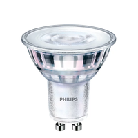 Ampoule LED GU10 dimmable Philips 50 Watts, blanc chaud - Certifiée Energy Star, cylindrique