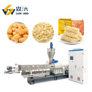 Machine d'extrusion de casse-croûte maïs bouffé Équipement de ligne Usine d'extrudeuse d'aliments soufflés Prix de machine - Product Image 1