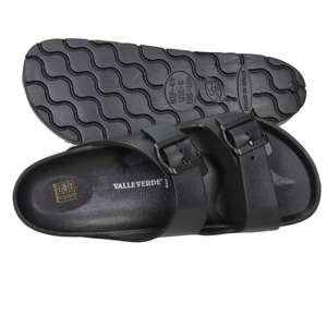 Valleverde Pantoufles de sport pour homme 59800A Noir Taille 41 Talon de 3 cm - Product Image 6